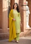 Sakshi By Rangoon Simar Jacquard Kurti With Bottom Dupatta 